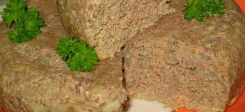 Печеночное суфле с рисом