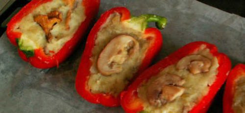 Перцовые чашечки с картофелем