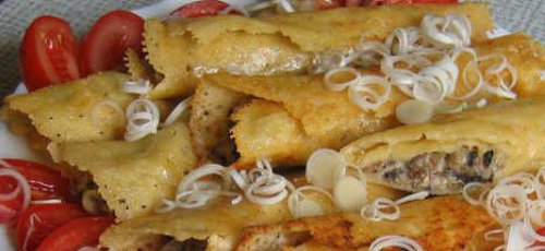 Сырные трубочки с жюльеном